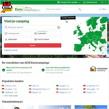 ACSI Eurocampings.nl