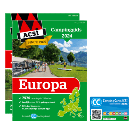 ACSI Campinggids 2024 Europa met CampingCard ACSI kortingskaart