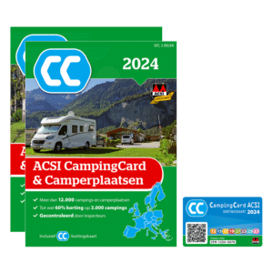 ACSI CampingCard & Camperplaatsen gids 2024 inclusief CampingCard ACSI kortingskaart