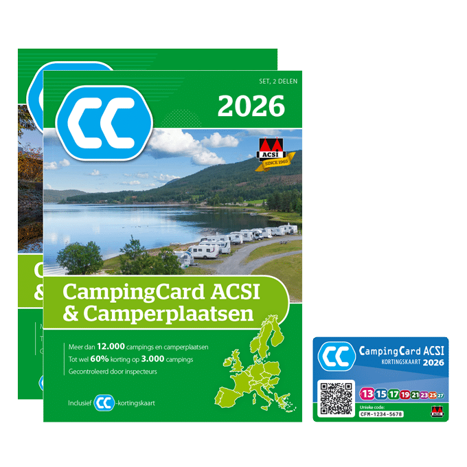 Cover CampingCard ACSI & camperplaatsengids 2026