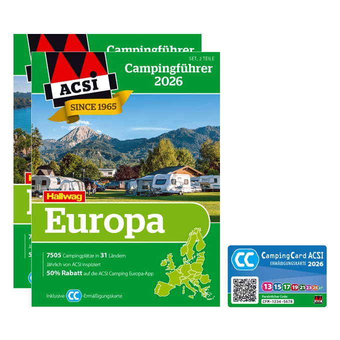 Die zuverlässigsten Campingführer für Europa | ACSI