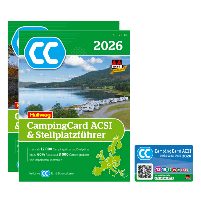 Cover CampingCard ACSI & Stellplatzfuhrer 2026