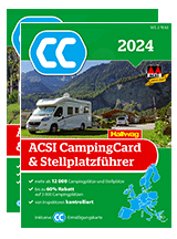 ACSI CampingCard & Stellplatzführer 2024