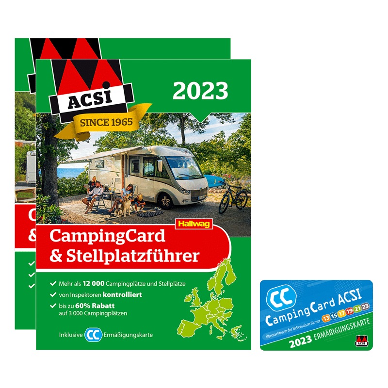 ACSI CampingCard & Stellplatzführer