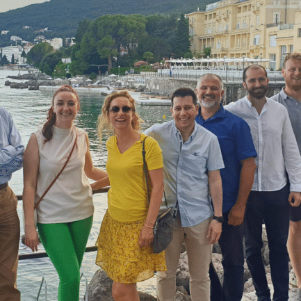 De betrokken Europese partners tijdens de laatste bestuursraad in Kroatië | Master Sustainable Outdoor Hospitality Management ACSI