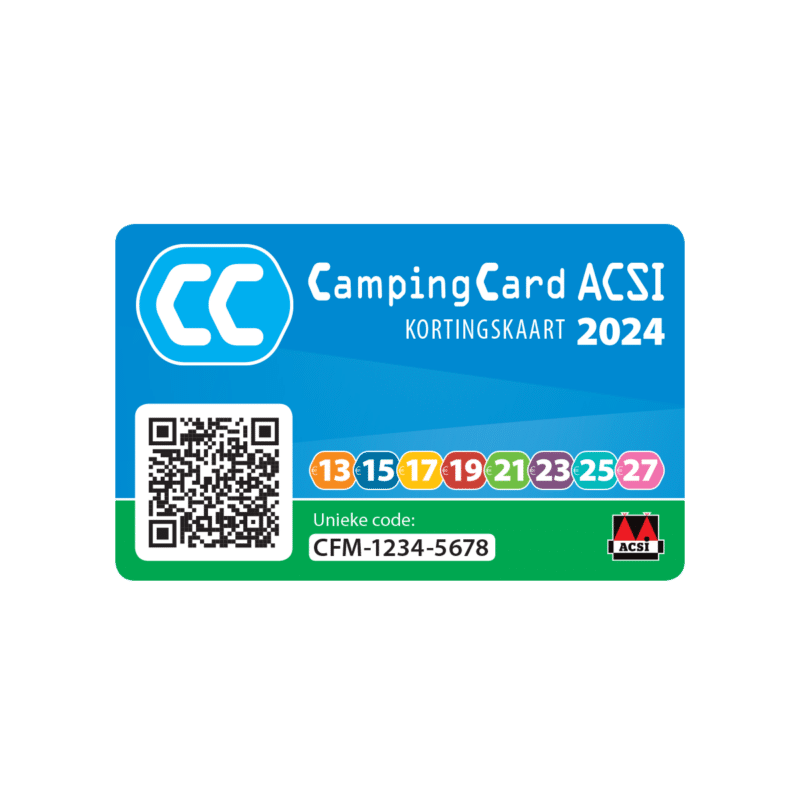 CampingCard ACSI 2024 kortingskaart