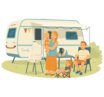 gezin-bij-caravan-acsi-verzekering-op-vakantie