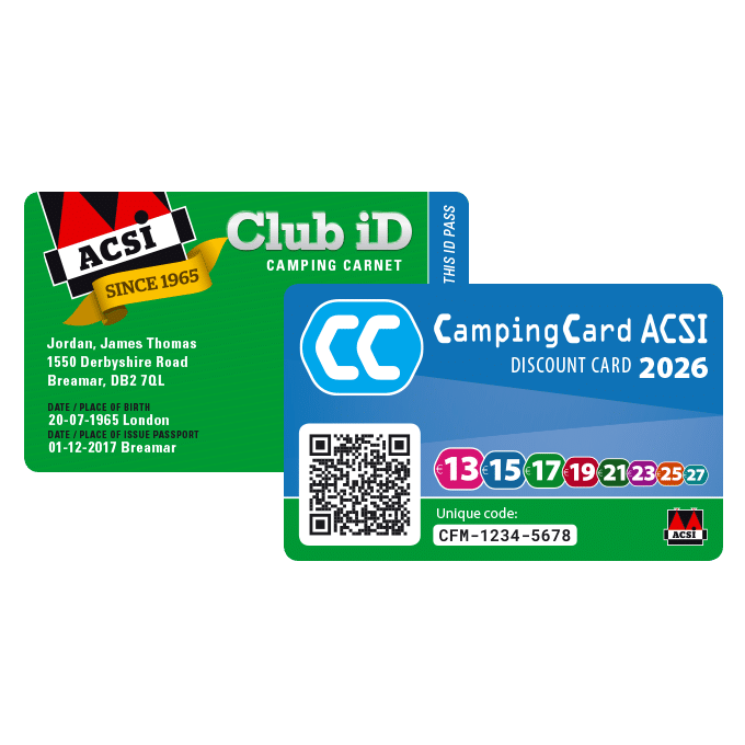 ACSI Club ID & CampingCard ACSI 2026