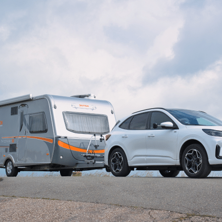 Ford Kuga populaire trekauto caravan